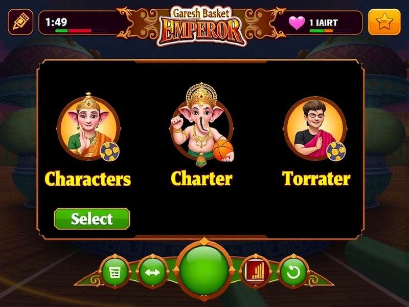 Ganesh Basket Emperor tournament screen